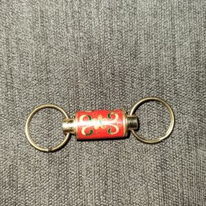 Red and Gold Keychain
